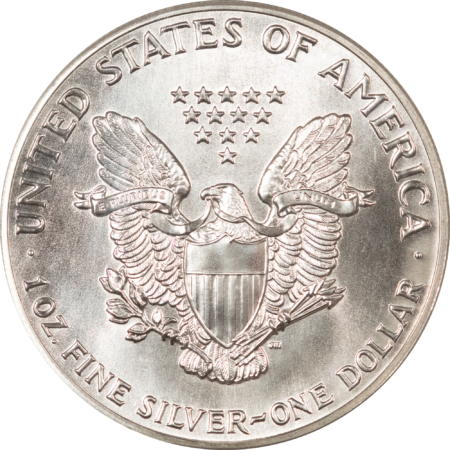 American Silver Eagles 1986 $1 1 OZ AMERICAN SILVER EAGLE – PCGS MS-70, WHITE & PRISTINE, PERFECT!