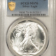American Silver Eagles 1988 $1 1 OZ AMERICAN SILVER EAGLE – PCGS MS-70, WHITE & PRISTINE, PERFECT!