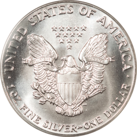 American Silver Eagles 1988 $1 1 OZ AMERICAN SILVER EAGLE – PCGS MS-70, WHITE & PRISTINE, PERFECT!