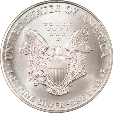 American Silver Eagles 1997 $1 1 OZ AMERICAN SILVER EAGLE – PCGS MS-70, PRISTINE! QUALITY APPROVED!
