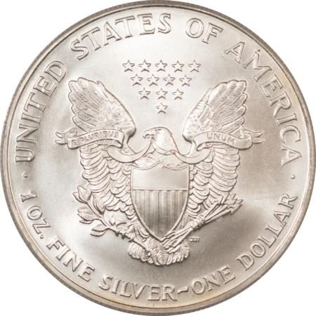 American Silver Eagles 1998 $1 1 OZ AMERICAN SILVER EAGLE – PCGS MS-70, WHITE & PRISTINE! PERFECT!