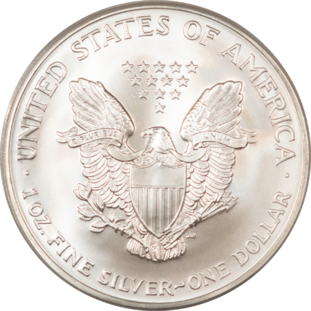 American Silver Eagles 2002 $1 1 OZ AMERICAN SILVER EAGLE – PCGS MS-70, WHITE & PRISTINE! PERFECT!