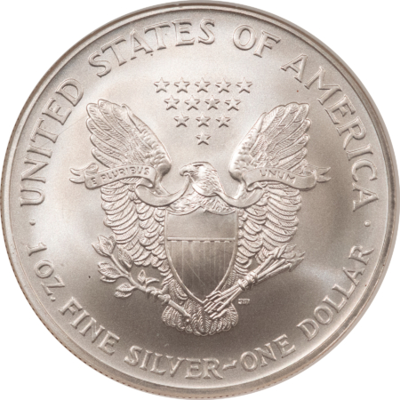 American Silver Eagles 2003 $1 AMERICAN SILVER EAGLE, 1 OZ .999 – NGC MS-69