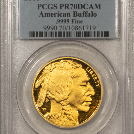 American Gold Eagles, Buffaloes, & Liberty Series 2006-W PROOF $50 AMERICAN GOLD BUFFALO .9999 – PCGS PR-70 DCAM