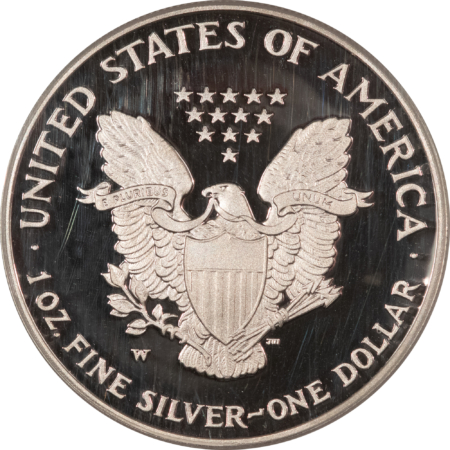 American Silver Eagles 2007-W $1 1 OZ PROOF AMERICAN SILVER EAGLE PCGS PR-70 DCAM MERCANTI SIGNED LABEL