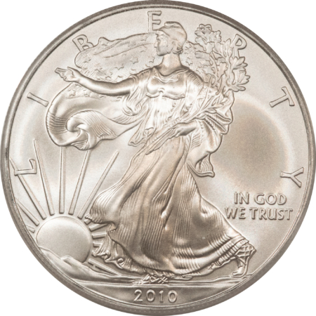 American Silver Eagles 2010 $1 1 OZ AMERICAN SILVER EAGLE – PCGS MS-70, WHITE & PRISTINE! PERFECT!