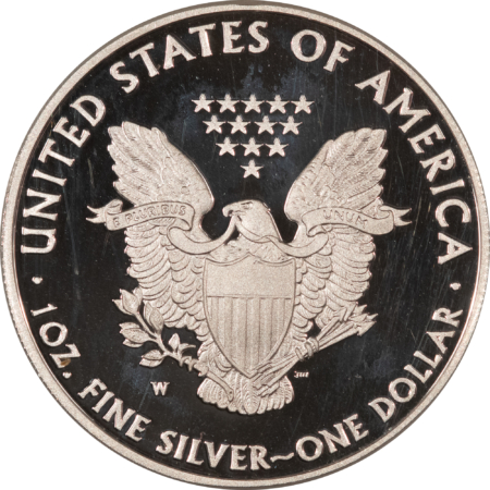 American Silver Eagles 2010-W $1 1 OZ PROOF AMERICAN SILVER EAGLE PCGS PR-70 DCAM MERCANTI SIGNED LABEL