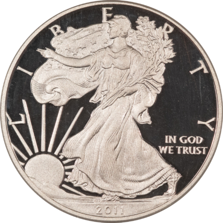 American Silver Eagles 2011-W $1 1 OZ PROOF AMERICAN SILVER EAGLE PCGS PR-70 DCAM MERCANTI SIGNED LABEL