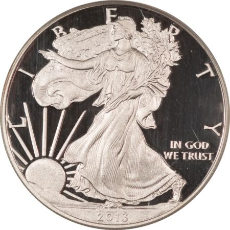 American Silver Eagles 2013-W $1 1 OZ PROOF AMERICAN SILVER EAGLE PCGS PR-70 DCAM MERCANTI SIGNED LABEL