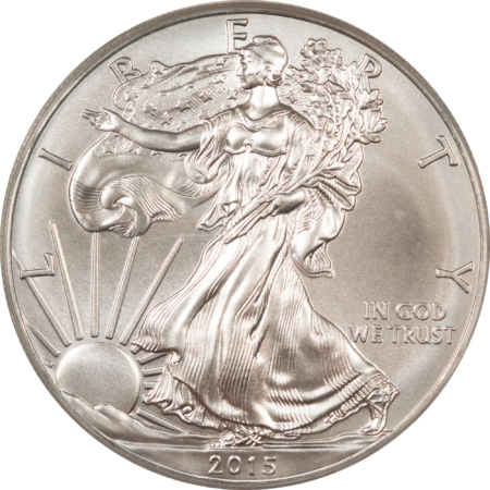 American Silver Eagles 2015 $1 1 OZ AMERICAN SILVER EAGLE – PCGS MS-70, WHITE & PRISTINE! PERFECT!