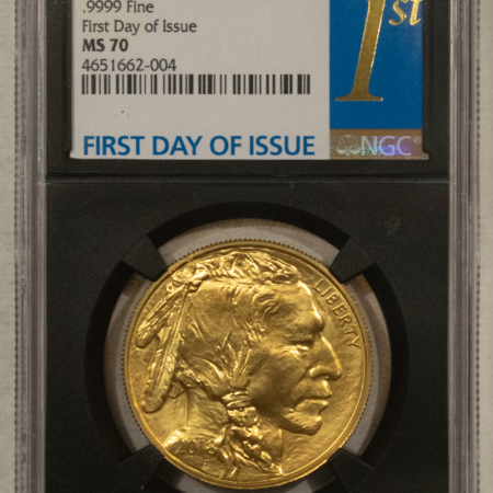 American Gold Eagles, Buffaloes, & Liberty Series 2018 $50 AMERICAN GOLD BUFFALO .9999 1 OZ – NGC MS-70 FIRST DAY OF ISSUE!