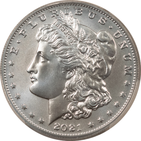 Dollars 2021-O PRIVY $1 MORGAN DOLLAR COMMEMORATIVE – PCGS MS-70, 100TH ANNIVERSARY!