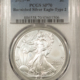 American Silver Eagles 1989-S $1 1 OZ PROOF AMERICAN SILVER EAGLE PCGS PR-70 DCAM MERCANTI SIGNED LABEL
