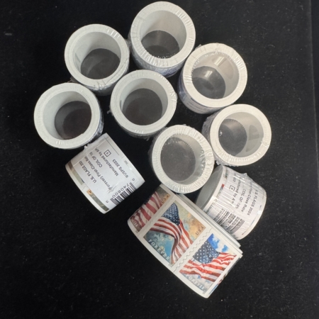 New Store Items REPEAT OF A SELL-OUT: 10 SEALED ROLLS-1000 USPS FOREVER STAMPS; $730 FV-45% OFF!