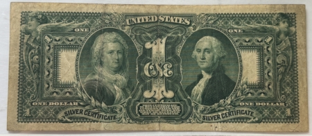 Large Silver Certificates 1896 $1 EDCUATIONAL SILVER CERTIFICATE, FR#224 – PCGS VF-25, NICE ORIGINAL NOTE