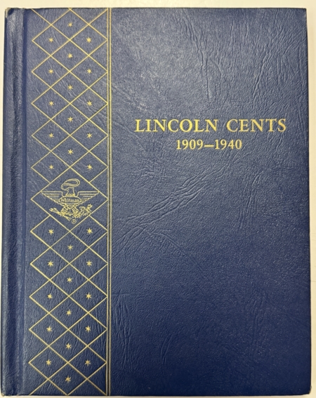 Lincoln Cents (Wheat) 1909-40 LINCOLN CENT 89 COIN SET W/ 1909-S 14-D 24-D 31-S G-XF IN WHITMAN ALBUM!