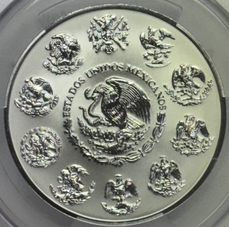 New Store Items 2024-Mo MEXICO 5 ONZA REVERSE PROOF SILVER LIBERTAD 5 OZ SCARCE – PCGS REV PR-70