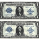 Large Silver Certificates 1899 $2 SILVER CERTIFICATE, PARKER-BURKE, FR-255, FRESH AND HONEST CHOICE VF!