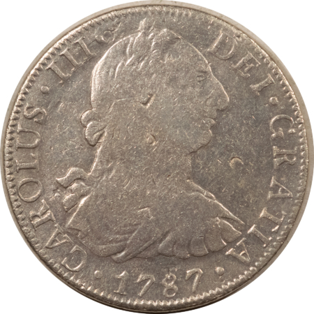New Store Items 1787 MEXICO SPANISH COLONY SILVER 8 REALES, KM#106.2 – CIRCULATED