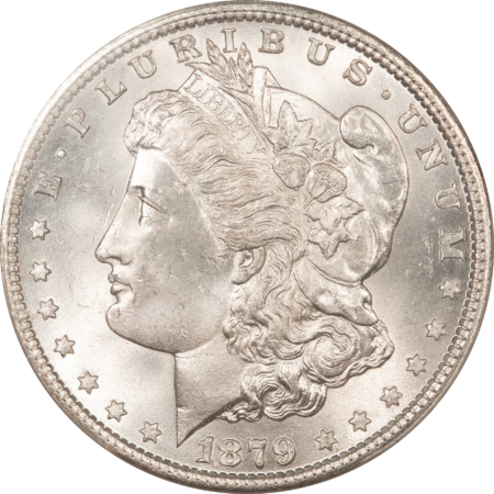 Dollars 1879 $1 MORGAN DOLLAR – PCGS MS-64, BLAST WHITE