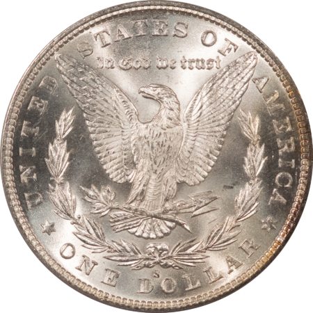 Dollars 1880-S $1 MORGAN DOLLAR – PCGS MS-64, REALLY PRETTY ARC OF RAINBOW COLOR!