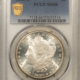 Dollars 1882-CC $1 MORGAN DOLLAR – PCGS MS-64, BLAST WHITE & PQ CARSON CITY!