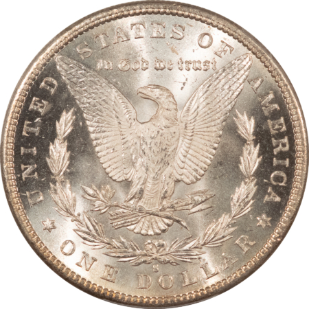 CAC Approved Coins 1880-S $1 MORGAN DOLLAR – PCGS MS-66 CAC, BLAST WHITE & PREMIUM QUALITY!