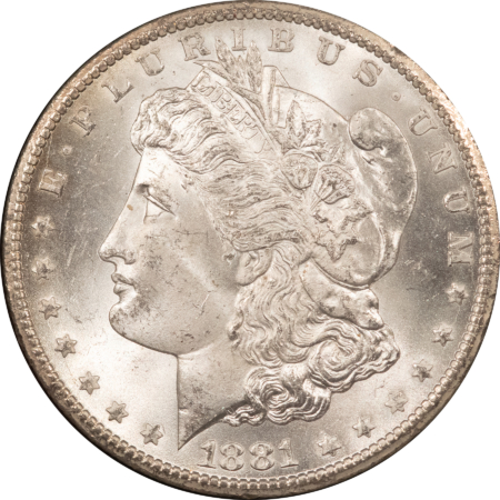 Dollars 1881-CC $1 MORGAN DOLLAR GSA WITH BOX AND CARD – NGC MS-64+ CARSON CITY!