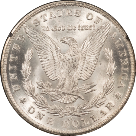 Dollars 1881-CC $1 MORGAN DOLLAR GSA WITH BOX AND CARD – NGC MS-64+ CARSON CITY!