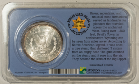 Dollars 1881-S $1 MORGAN DOLLAR, LITTLETON LANDMARKS – FRESH CHOICE+ UNCIRCULATED!