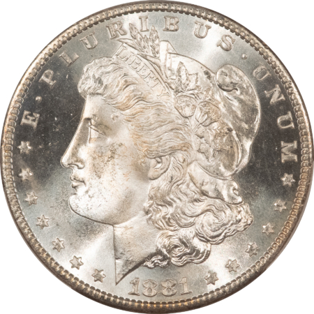 Dollars 1881-S $1 MORGAN DOLLAR – PCGS MS-67, BLAZING LUSTER & PREMIUM QUALITY!