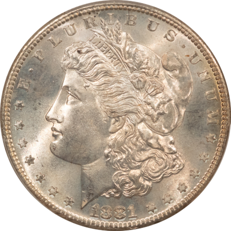 Dollars 1881-S $1 MORGAN DOLLAR – PCGS MS-67, FRESH & PREMIUM QUALITY!