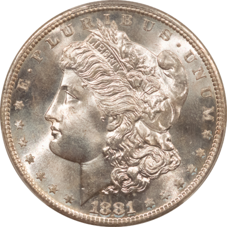 Dollars 1881-S $1 MORGAN DOLLAR – PCGS MS-67! FROSTY WHITE & SUPERB!