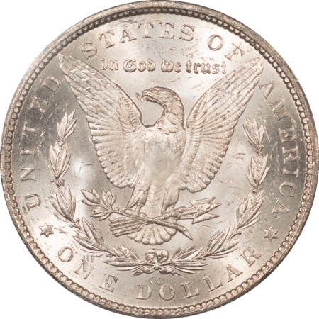 Dollars 1882-CC $1 MORGAN DOLLAR – PCGS MS-63, BLAST WHITE CARSON CITY, GSA ON HOLDER!