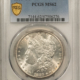 Dollars 1884-CC $1 MORGAN DOLLAR – PCGS MS-62, WHITE, CARSON CITY!