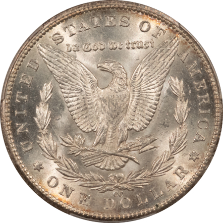 Dollars 1883-CC $1 MORGAN DOLLAR – PCGS MS-62, WHITE CARSON CITY!