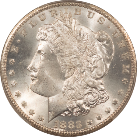 Dollars 1883-CC $1 MORGAN DOLLAR – PCGS MS-66, WHITE & NICE! CARSON CITY!