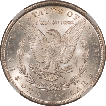 Dollars 1884-CC $1 MORGAN DOLLAR NGC MS-61, FROM GSA, ANNA ESCOBEDO SIGNED, CARSON CITY!