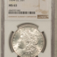 Dollars 1882-CC $1 MORGAN DOLLAR – PCGS MS-63, BLAST WHITE CARSON CITY, GSA ON HOLDER!