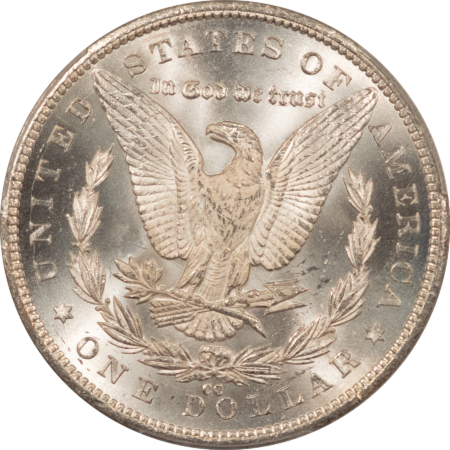 CAC Approved Coins 1884-CC $1 MORGAN DOLLAR – PCGS MS-66 CAC, FROSTY WHITE CARSON CITY!