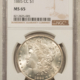 Dollars 1886 $1 MORGAN DOLLAR – PCGS MS-66 BLAST WHITE