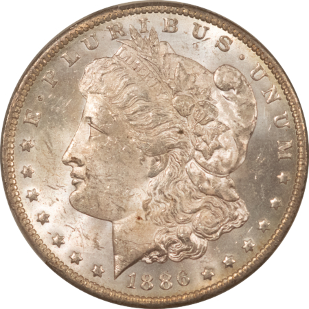 CAC Approved Coins 1886-O $1 MORGAN DOLLAR – CACG MS-61, FRESH, REAL BU, PREMIUM QUALITY+ & CAC!