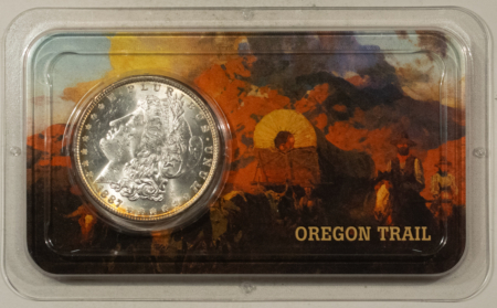 Dollars 1887 $1 MORGAN DOLLAR, LITTLETON OREGON TRAIL – PRETTY UNCIRCULATED!