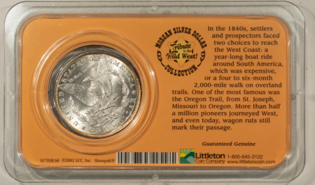 Dollars 1887 $1 MORGAN DOLLAR, LITTLETON OREGON TRAIL – PRETTY UNCIRCULATED!