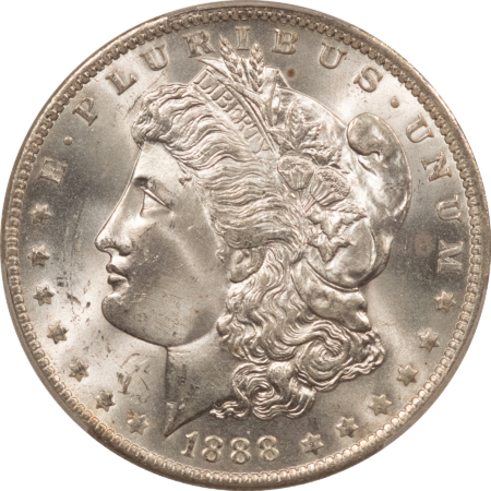 Dollars 1888-O $1 MORGAN DOLLAR – PCGS MS-65 BLAST WHITE