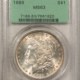 Dollars 1884-CC $1 MORGAN DOLLAR – PCGS MS-62, WHITE, CARSON CITY!