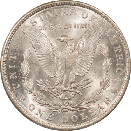 Dollars 1890 $1 MORGAN DOLLAR – PCGS MS-64, WHITE & PREMIUM QUALITY!