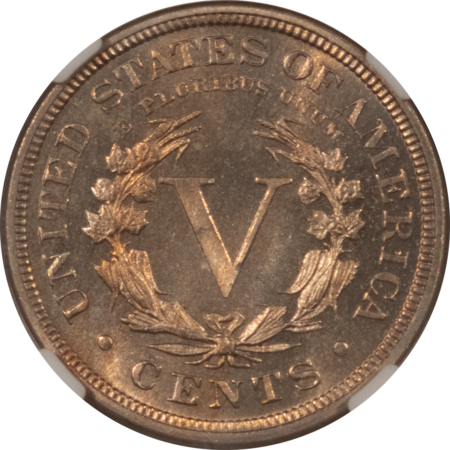 CAC Approved Coins 1890 PROOF LIBERTY NICKEL – NGC PF-64 CAMEO, CAC APPROVED, ATTRACTIVE & PQ!