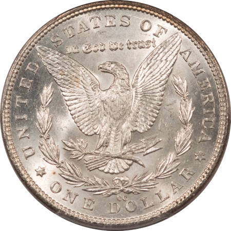 Dollars 1890-CC $1 MORGAN DOLLAR – PCGS MS-64, LOOKS 65! PREMIUM QUALITY! CARSON CITY!