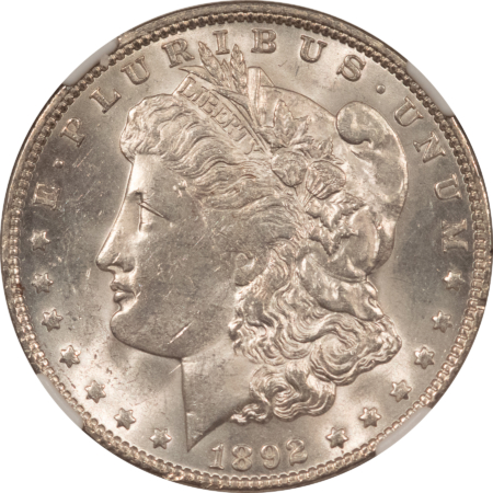 Dollars 1892 $1 MORGAN DOLLAR – NGC MS-62 WHITE